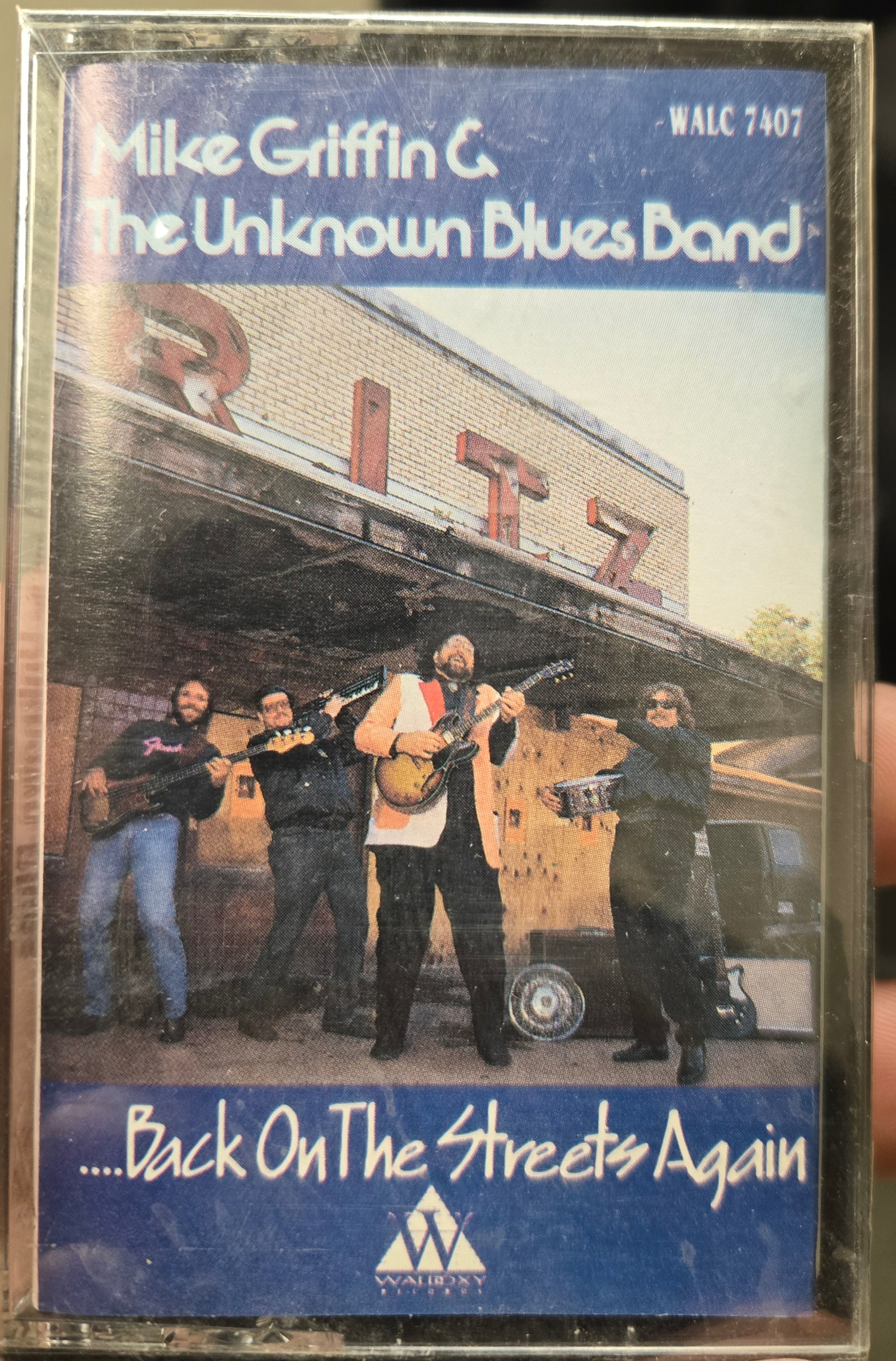 Mike Griffin and the Unknown Blues Band "Back On The Streets Again"-Cassette Tapes-UnDigable Digs