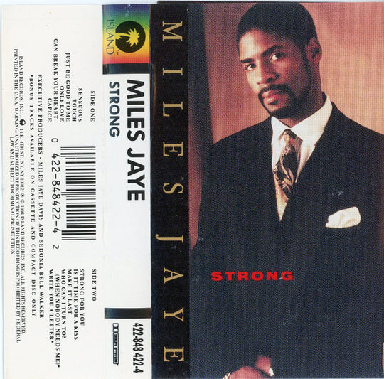 Miles Jaye "Strong"-Cassette Tapes-UnDigable Digs