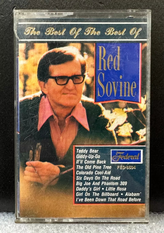 Minnie Pearl, Red Sovine "Best of the Best of RED Sovine"-Cassette Tapes-UnDigable Digs