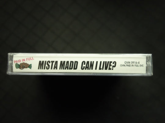 Mista Madd "Can I Live?"-Cassette Tapes-UnDigable Digs