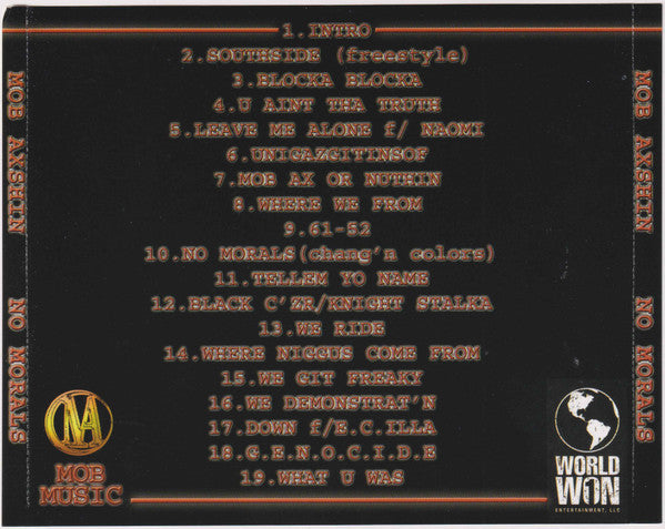 Mob Axshin "No Morals" (CD)-CDs-UnDigable Digs