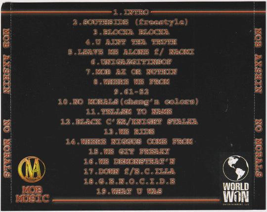 Mob Axshin "No Morals" (CD)-CDs-UnDigable Digs