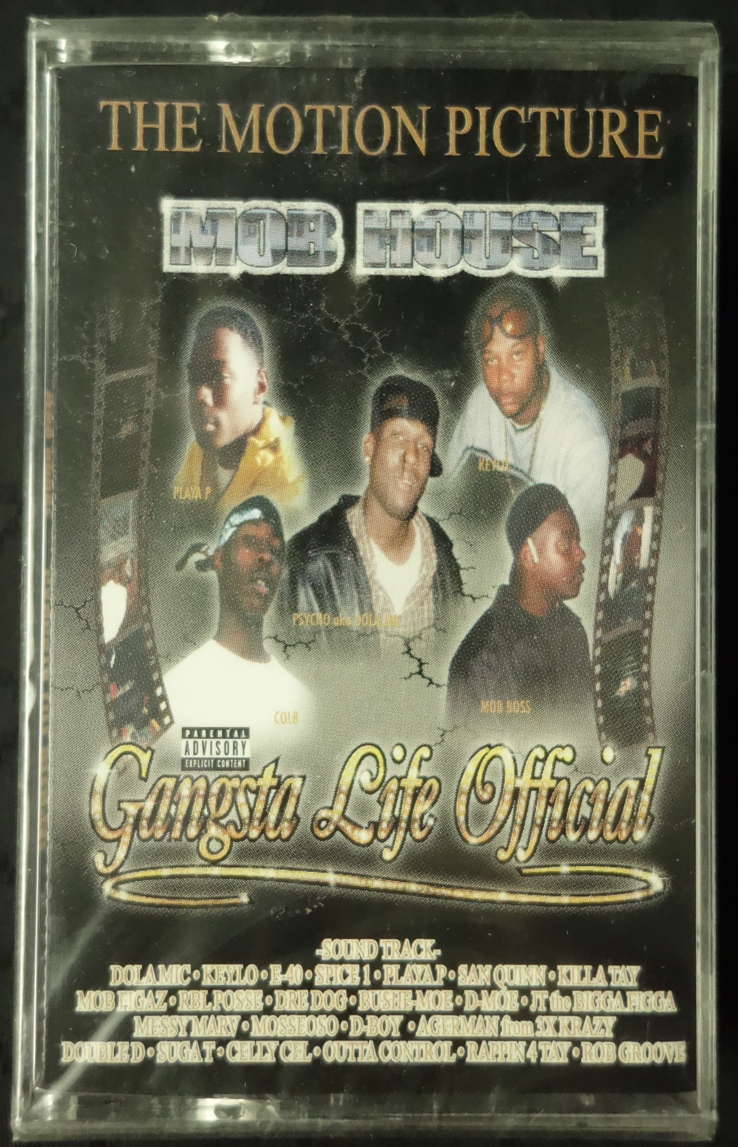 Mob House: Gangsta Life Official (The Motion Picture Soundtrack)-Cassette Tapes-UnDigable Digs