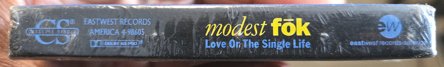 Modest Fōk "Love Or The Single Life" (Single)-Cassette Tapes-UnDigable Digs