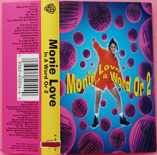 Monie Love "In A Word Or 2"-Cassette Tapes-UnDigable Digs