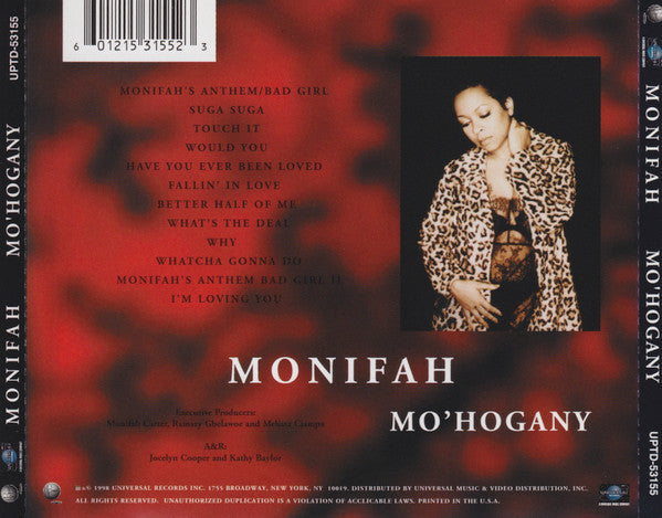 Monifah "Mo'Hogany" (CD)-CDs-UnDigable Digs