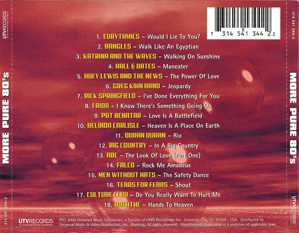 More Pure 80's (CD)-CDs-UnDigable Digs