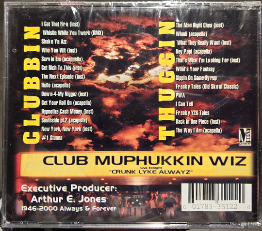 Mr. C-Muphukkin Wiz "Clubbin & Thuggin Volume 3: Crunk Lyke Alwayz" (CD)-CDs-UnDigable Digs