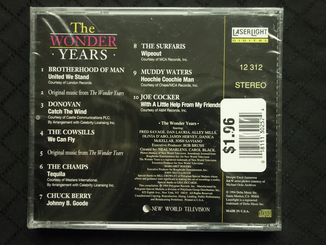 Music From The Wonder Years "Good Times Good Friends" (CD)-CDs-UnDigable Digs