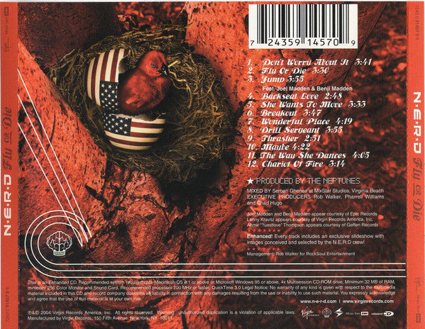 N*E*R*D "Fly Or Die" (CD)-CDs-UnDigable Digs