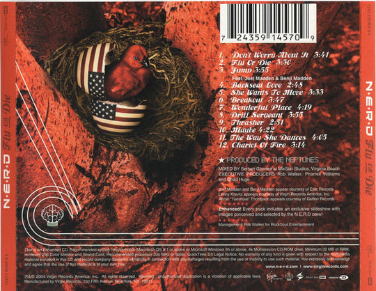 N*E*R*D "Fly Or Die" (CD)-CDs-UnDigable Digs