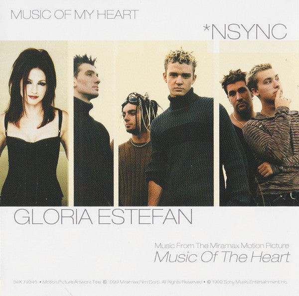 NSYNC And Gloria Estefan "Music Of My Heart" (CD Single)-CDs-UnDigable Digs