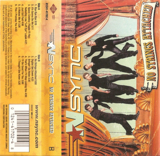 *NSYNC "No Strings Attached"-Cassette Tapes-UnDigable Digs