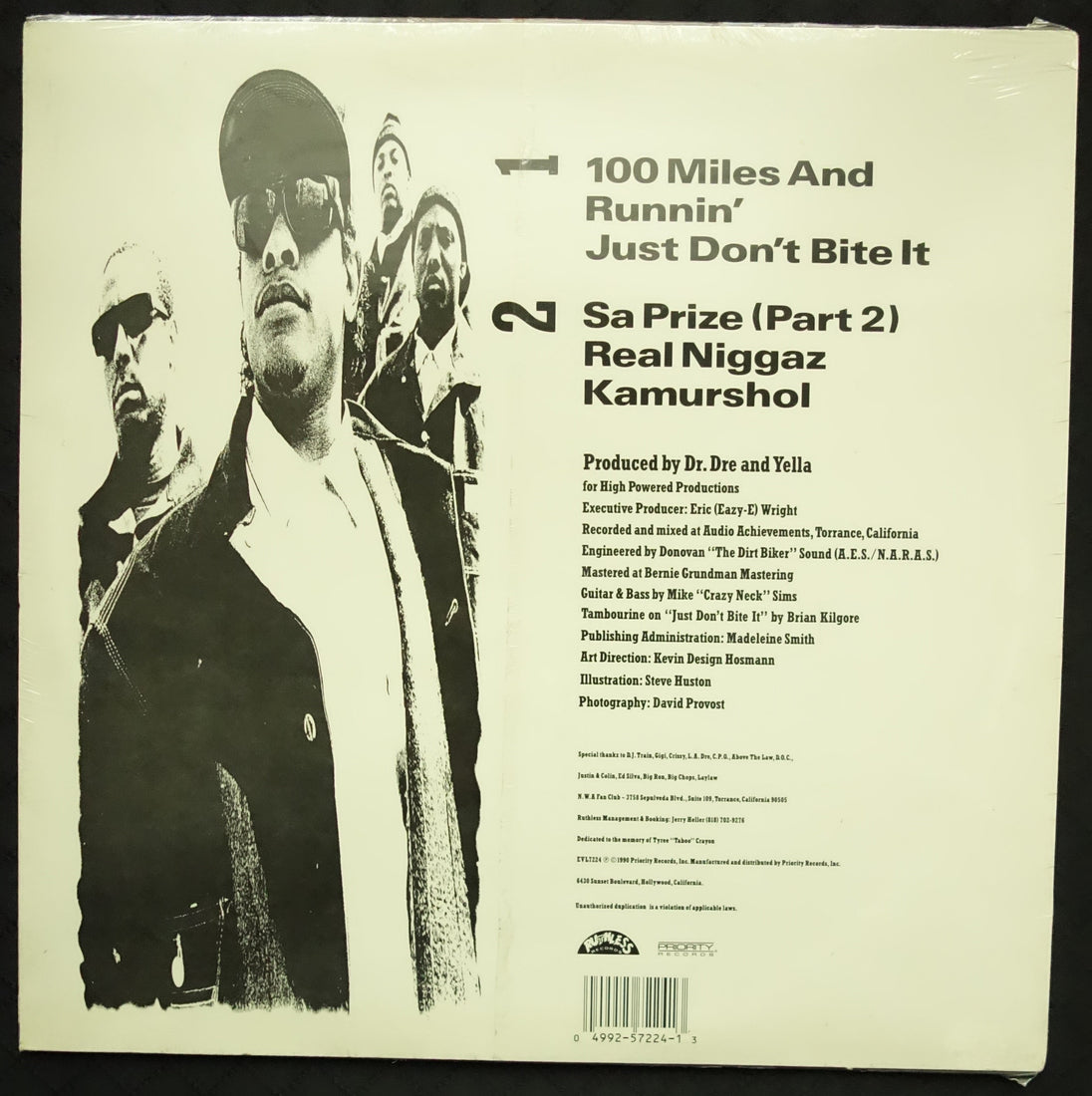 N.W.A "100 Miles And Runnin'" (EP)-Vinyl Records-UnDigable Digs