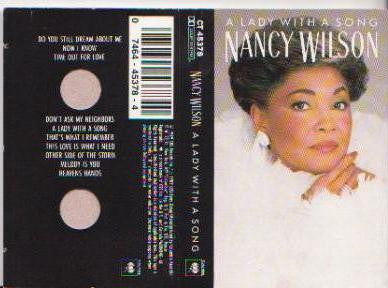 Nancy Wilson "A Lady With A Song"-Cassette Tapes-UnDigable Digs