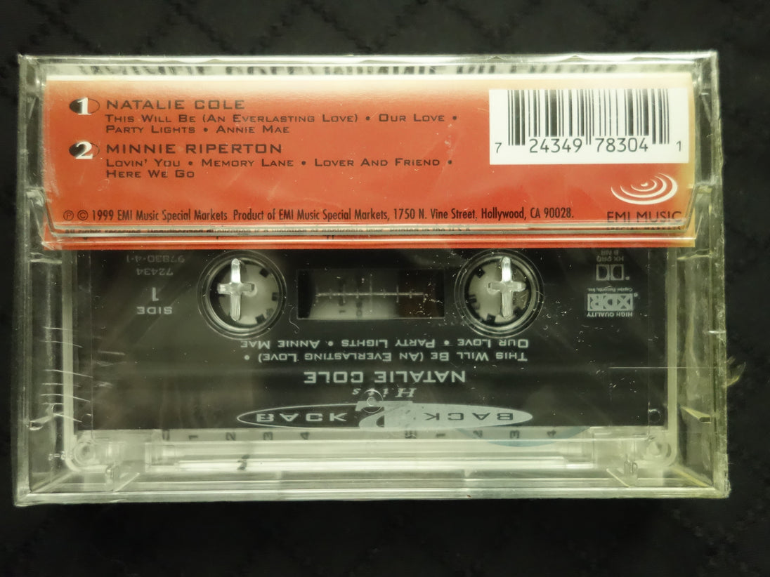 Natalie Cole / Minnie Riperton "Back 2 Back Hits"-Cassette Tapes-UnDigable Digs