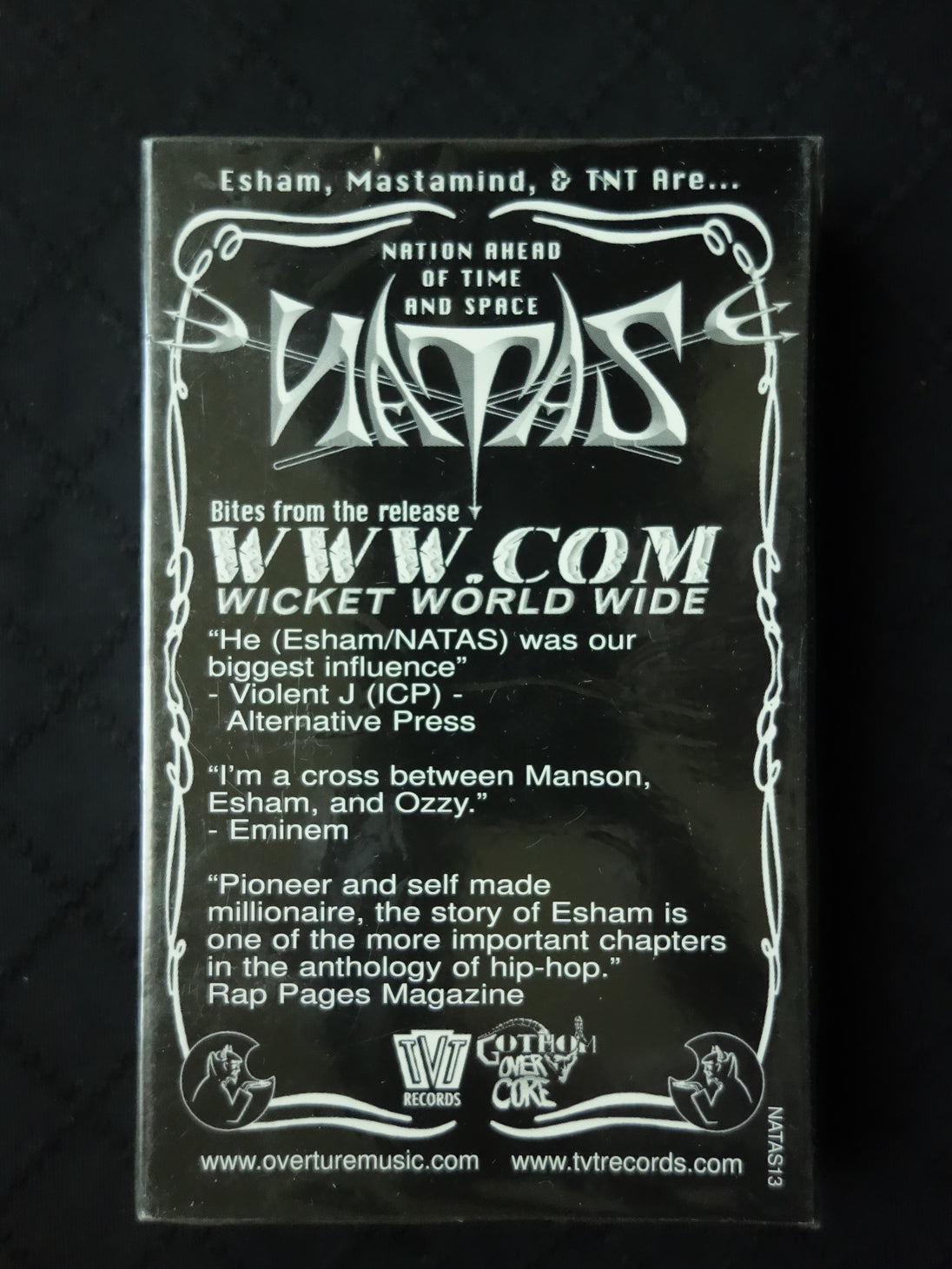 Natas "Bites From Www.Com Wicket World Wide"-Cassette Tapes-UnDigable Digs