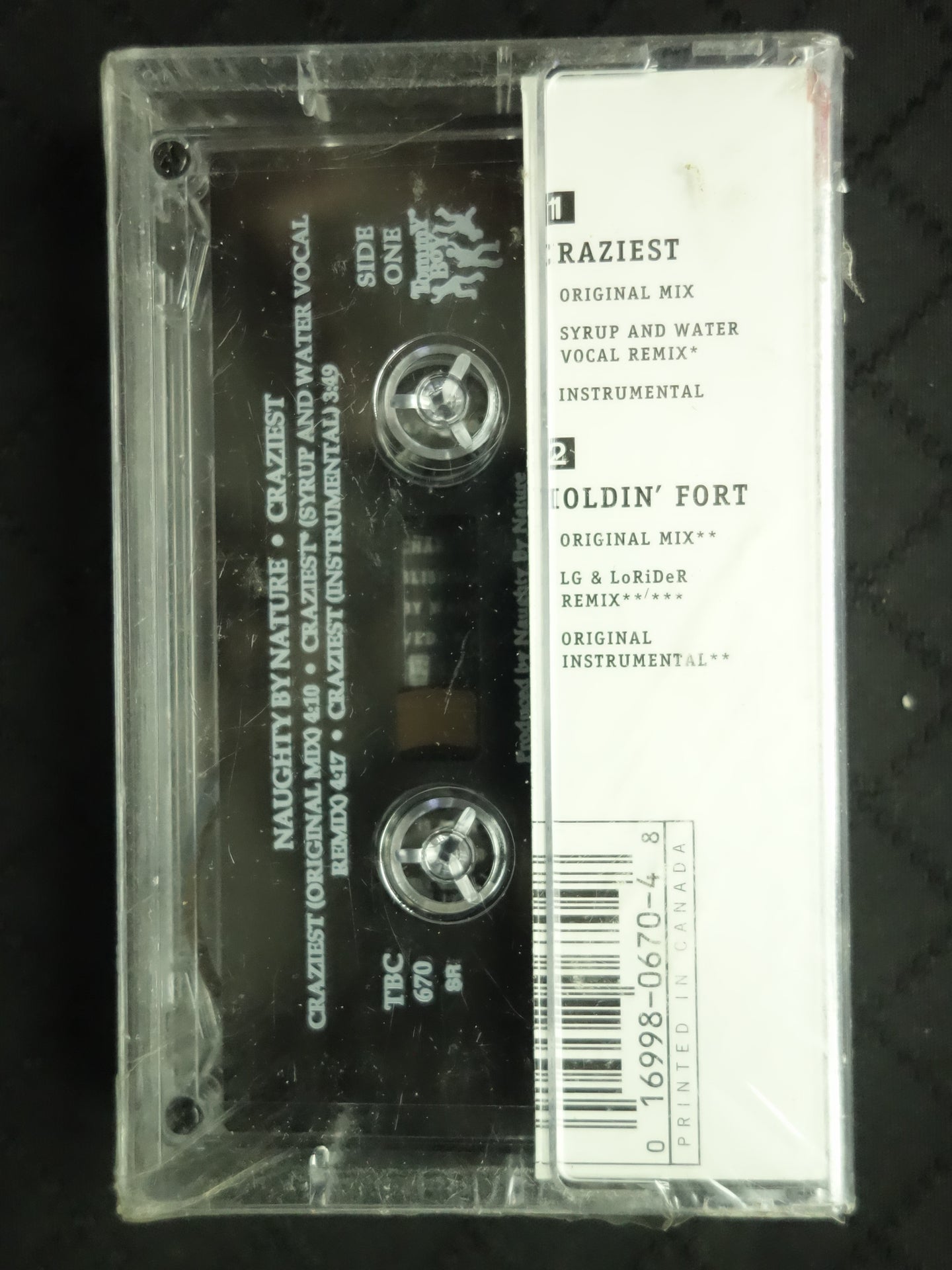 Naughty By Nature "Craziest" (Maxi-Single)-Cassette Tapes-UnDigable Digs