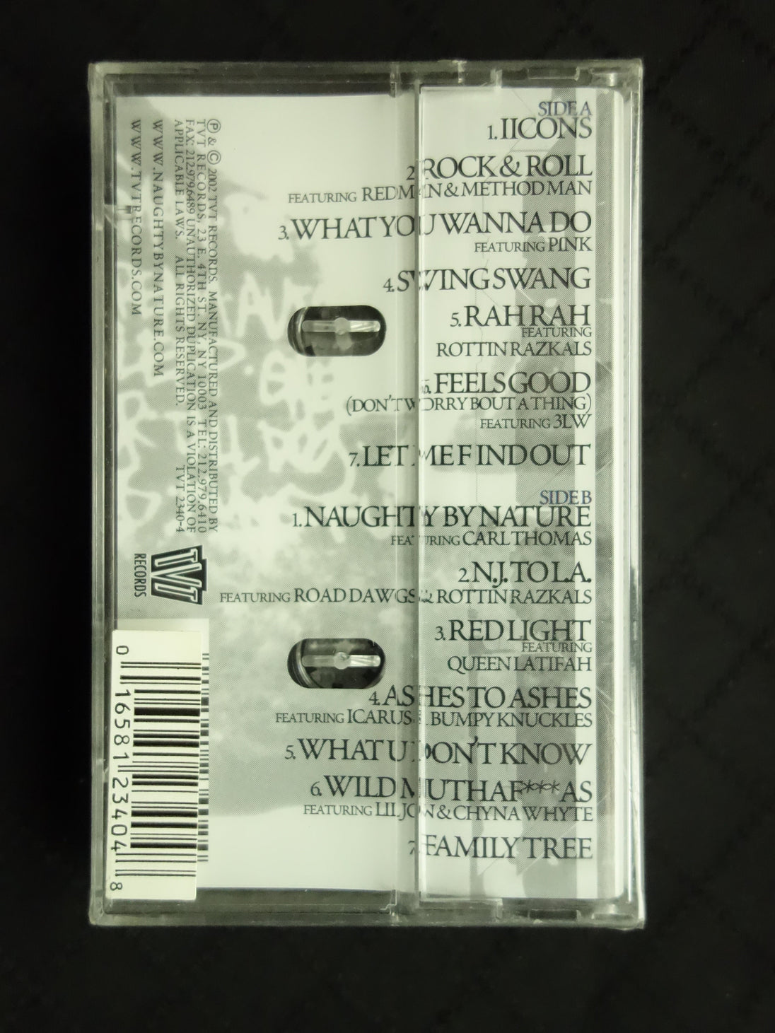 Naughty By Nature "Iicons"-Cassette Tapes-UnDigable Digs