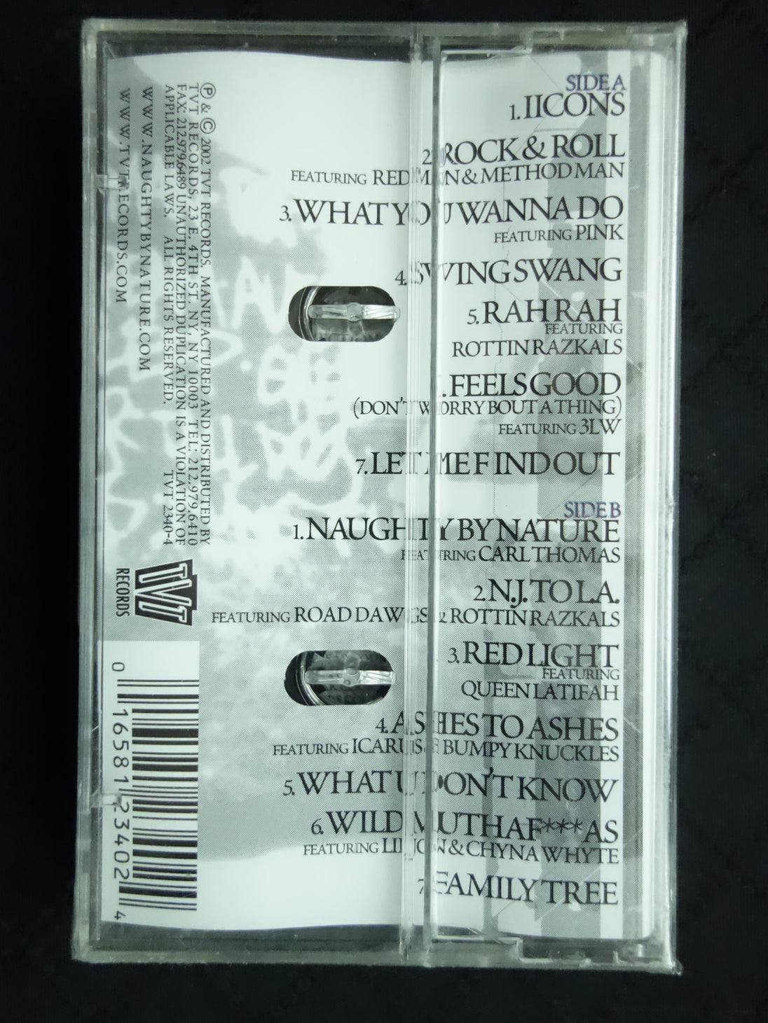 Naughty By Nature "Iicons"-Cassette Tapes-UnDigable Digs