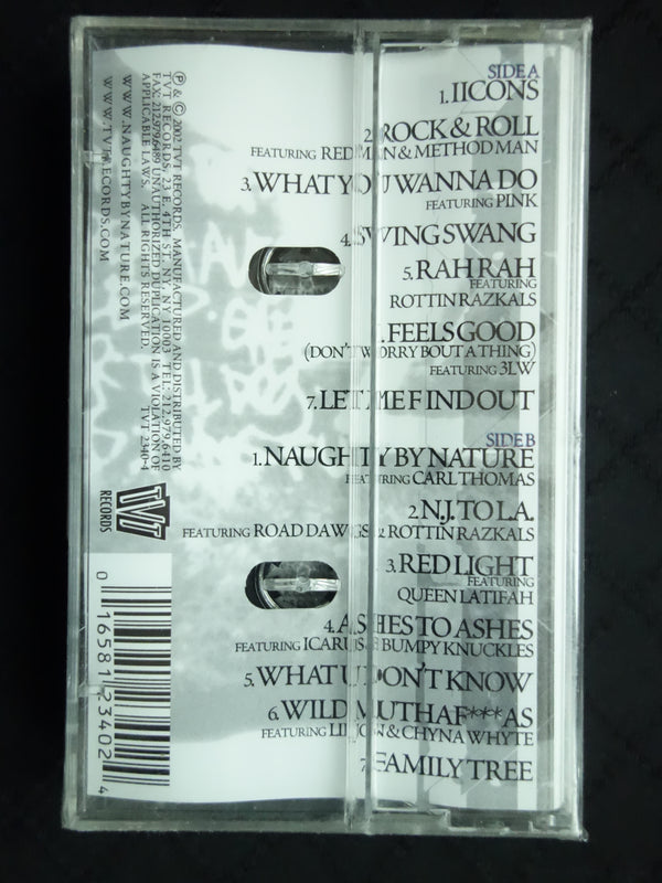 Naughty By Nature "Iicons"-Cassette Tapes-UnDigable Digs