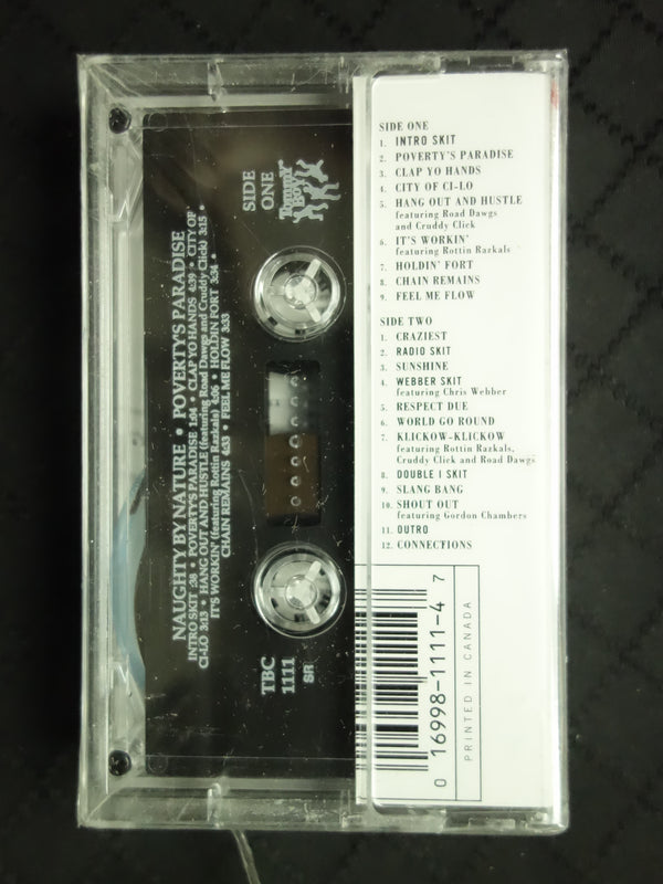 Naughty By Nature "Poverty's Paradise"-Cassette Tapes-UnDigable Digs