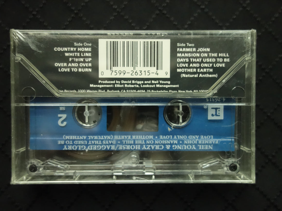Neil Young + Crazy Horse "Ragged Glory"-Cassette Tapes-UnDigable Digs