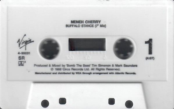 Neneh Cherry "Buffalo Stance" (Single)-Cassette Tapes-UnDigable Digs
