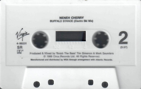 Neneh Cherry "Buffalo Stance" (Single)-Cassette Tapes-UnDigable Digs