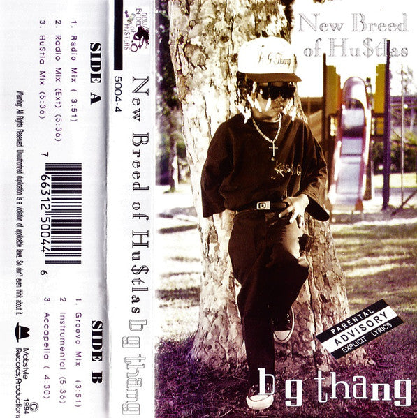 New Breed Of Hu$tlas "B G Thang" (Maxi-Single)-Cassette Tapes-UnDigable Digs