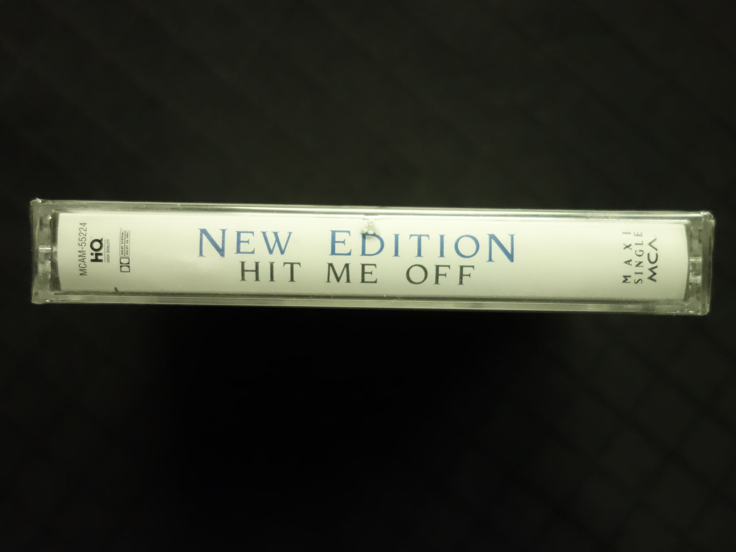 New Edition "Hit Me Off" (Maxi-Single)-Cassette Tapes-UnDigable Digs