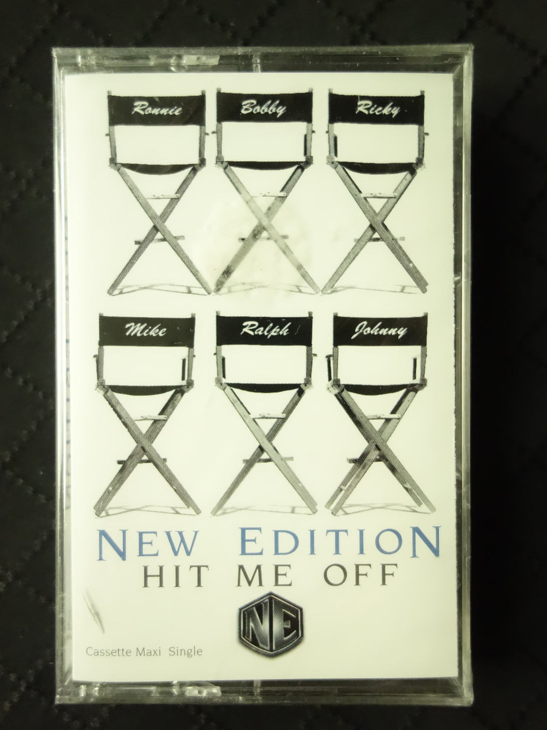 New Edition "Hit Me Off" (Maxi-Single)-Cassette Tapes-UnDigable Digs