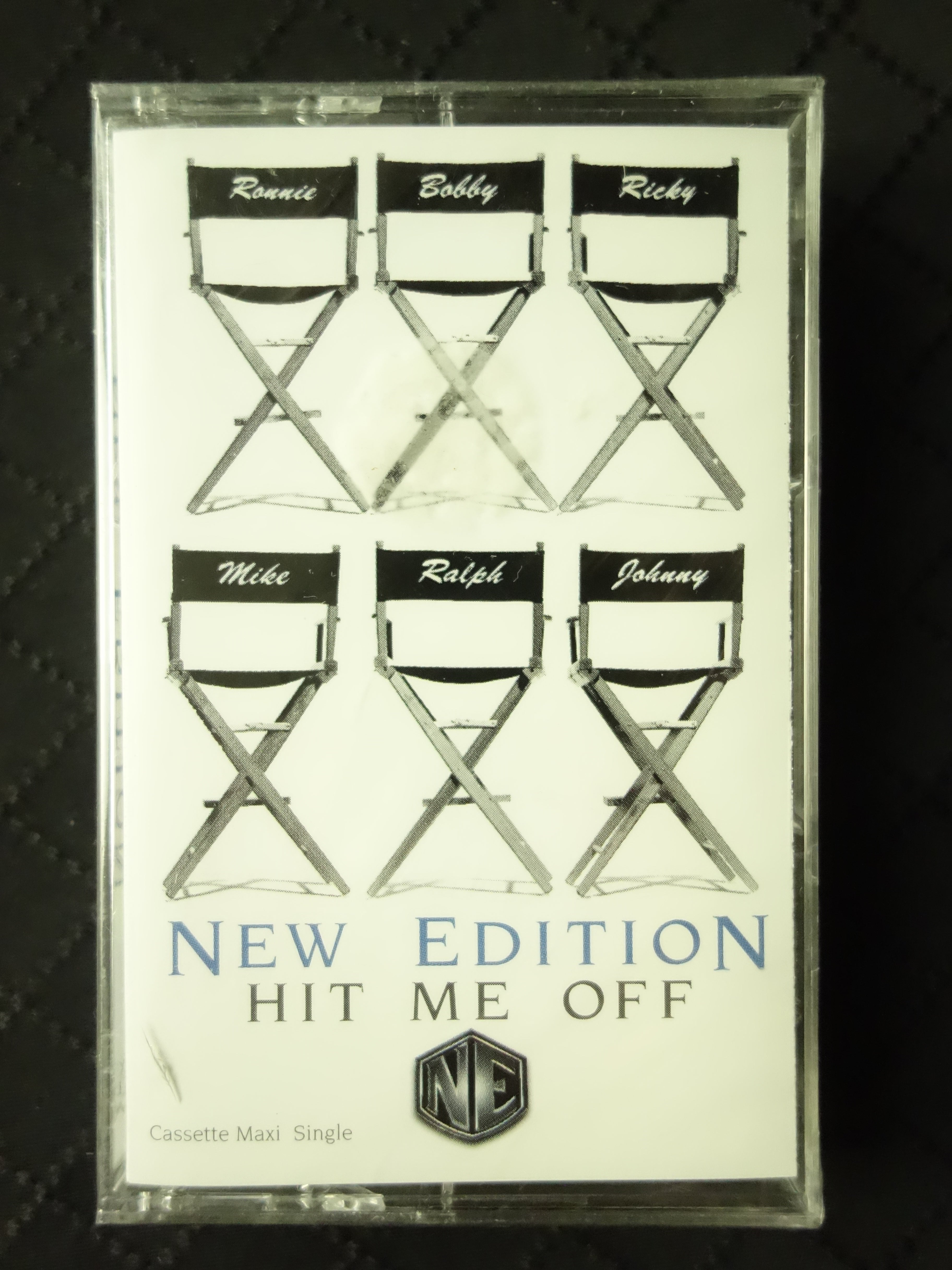 New Edition "Hit Me Off" (Maxi-Single)-Cassette Tapes-UnDigable Digs