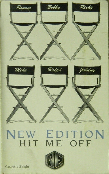 New Edition "Hit Me Off" (Single)-Cassette Tapes-UnDigable Digs