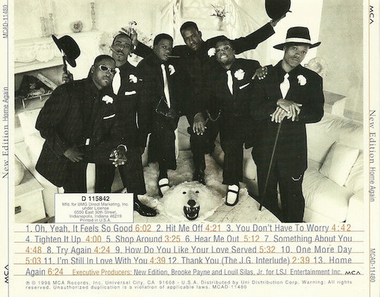 New Edition "Home Again" (CD) (BMG Club Edition)-CDs-UnDigable Digs