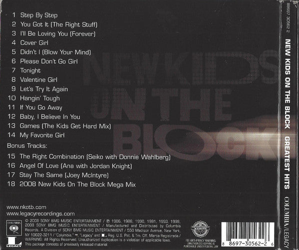 New Kids On The Block "Greatest Hits" (CD)-CDs-UnDigable Digs