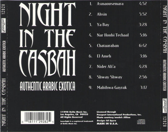Night In The Casbah "Authentic Arabic Exotica" (CD)-CDs-UnDigable Digs