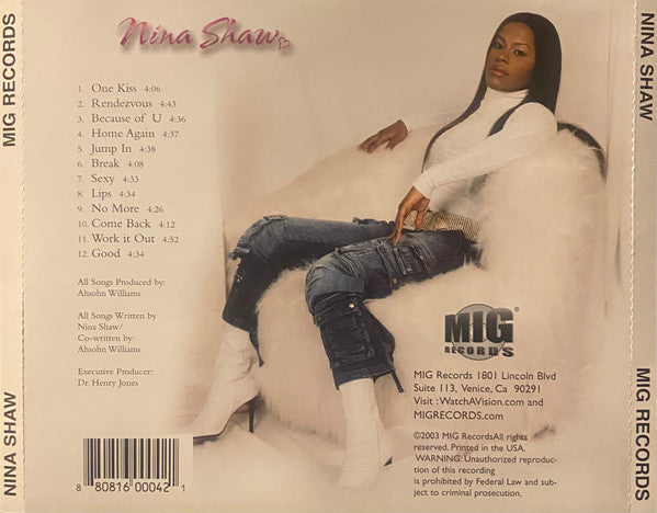 Nina Shaw "Sexy" (CD)-CDs-UnDigable Digs