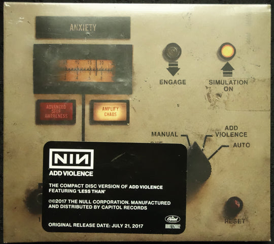 Nine Inch Nails "Add Violence" (CD)-CDs-UnDigable Digs