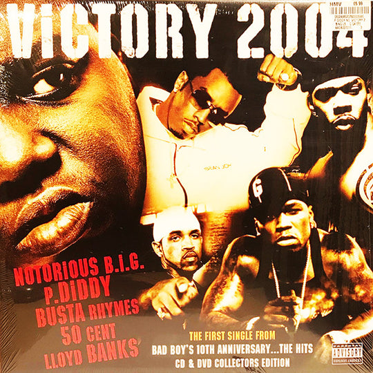 Notorious B.I.G., P. Diddy, Busta Rhymes, 50 Cent & Lloyd Banks "Victory 2004" (12" Single)-Vinyl Records-UnDigable Digs