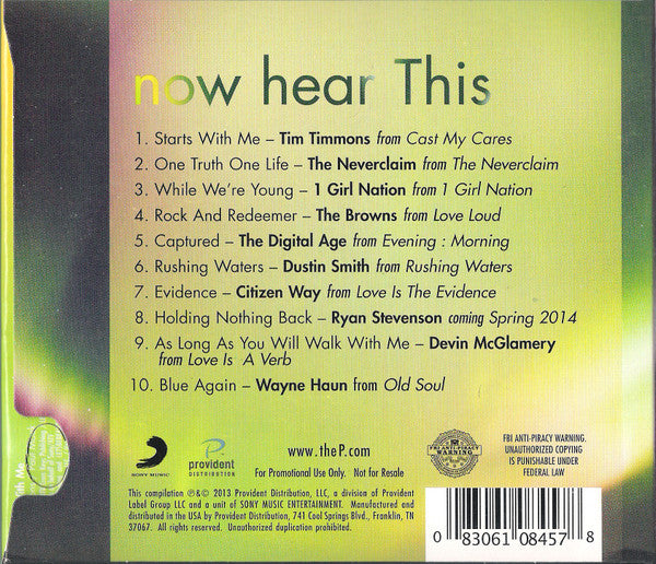 Now Hear This (CD)-CDs-UnDigable Digs