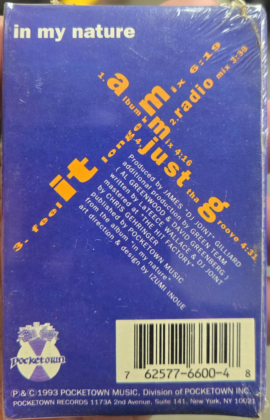 Nuttin' Nyce "In My Nature" (Single)-Cassette Tapes-UnDigable Digs