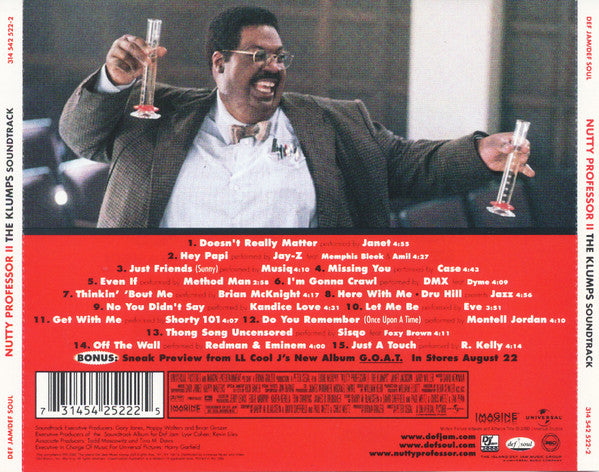 Nutty Professor II: The Klumps (Soundtrack) (CD)-CDs-UnDigable Digs