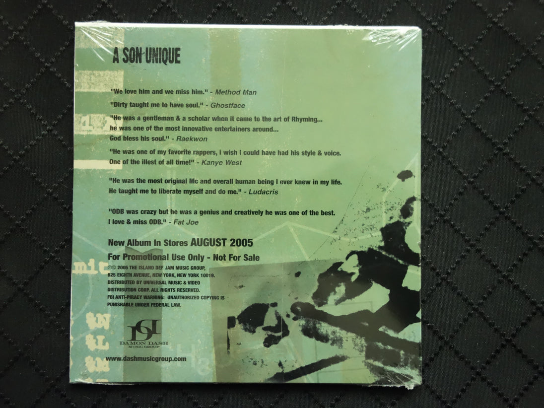 ODB "A Son Unique (Advance Sampler)" (CD) (Promo)-CDs-UnDigable Digs