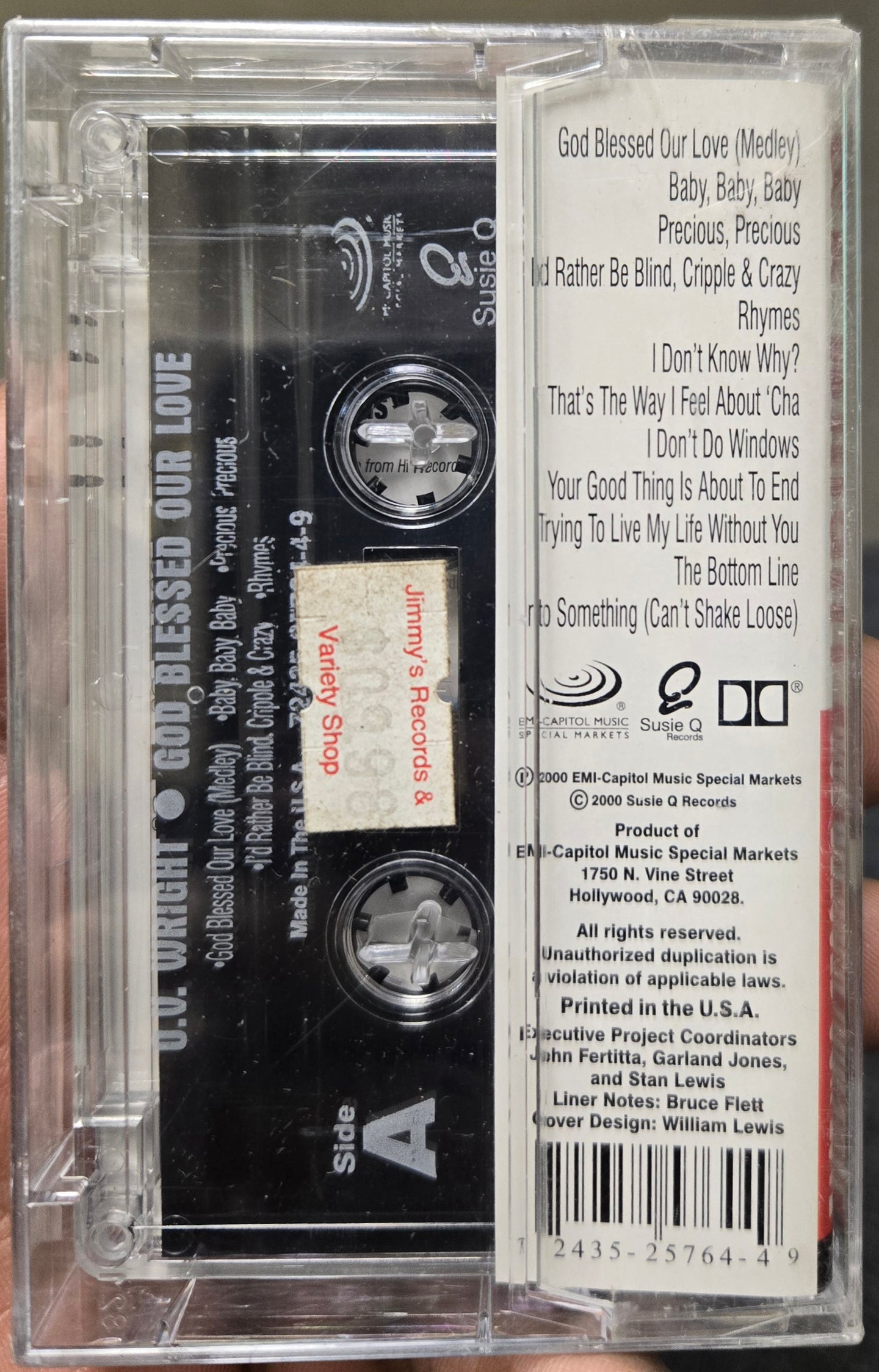 O.V. Wright "God Blessed Our Love"-Cassette Tapes-UnDigable Digs