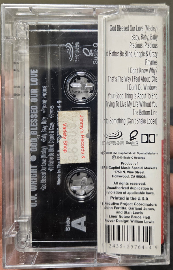 O.V. Wright "God Blessed Our Love"-Cassette Tapes-UnDigable Digs