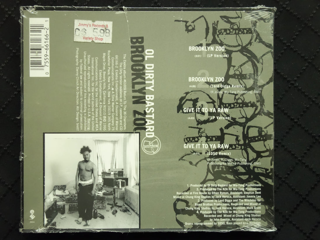 Ol' Dirty Bastard "Brooklyn Zoo" (CD Maxi-Single)-CDs-UnDigable Digs