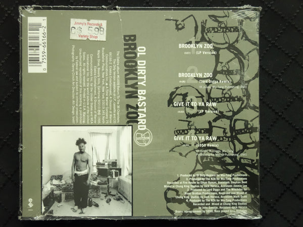 Ol' Dirty Bastard "Brooklyn Zoo" (CD Maxi-Single)-CDs-UnDigable Digs