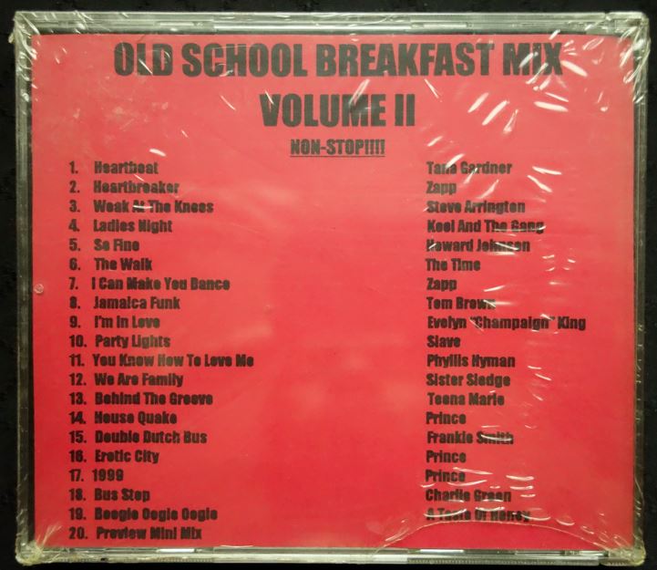 Old School Breakfast Mix Vol. II (Non-Stop!) (CD)-CDs-UnDigable Digs