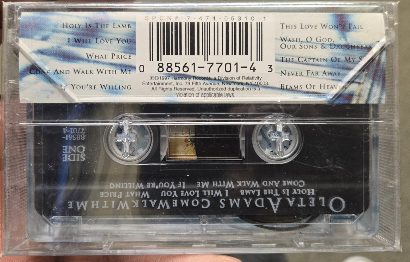 Oleta Adams "Come Walk With Me"-Cassette Tapes-UnDigable Digs